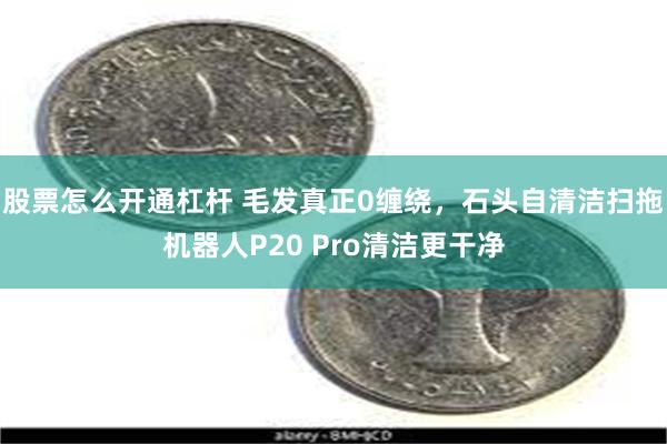 股票怎么开通杠杆 毛发真正0缠绕，石头自清洁扫拖机器人P20 Pro清洁更干净