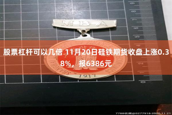 股票杠杆可以几倍 11月20日硅铁期货收盘上涨0.38%，报6386元