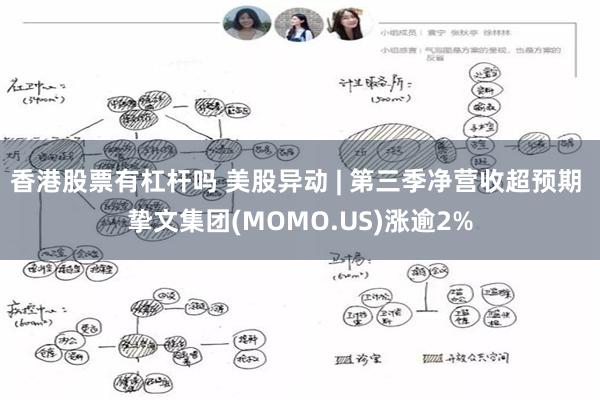 香港股票有杠杆吗 美股异动 | 第三季净营收超预期 挚文集团(MOMO.US)涨逾2%